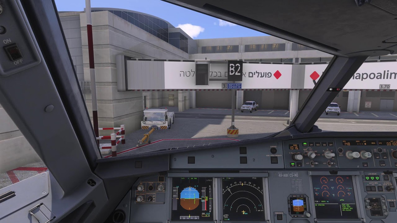 Israir | A320-200 | Tbilisi - Tel aviv | MSFS 2024