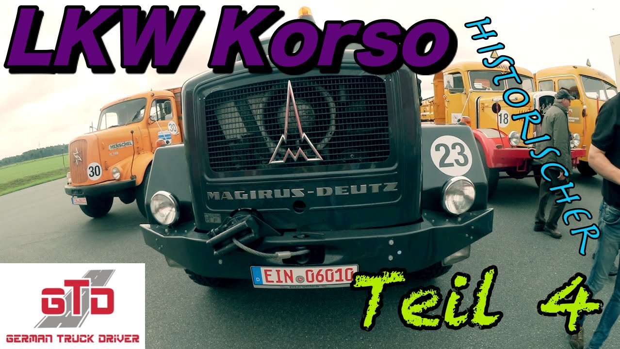 Historischer LKW Konvoi mit dem PS Speicher Teil 4