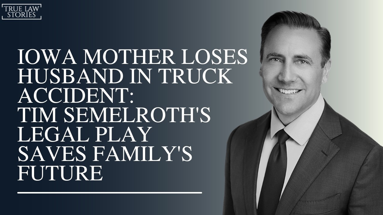 Iowa Mother Loses Husband in Truck Accident: Tim Semelroth's Legal Play Saves Family's Future