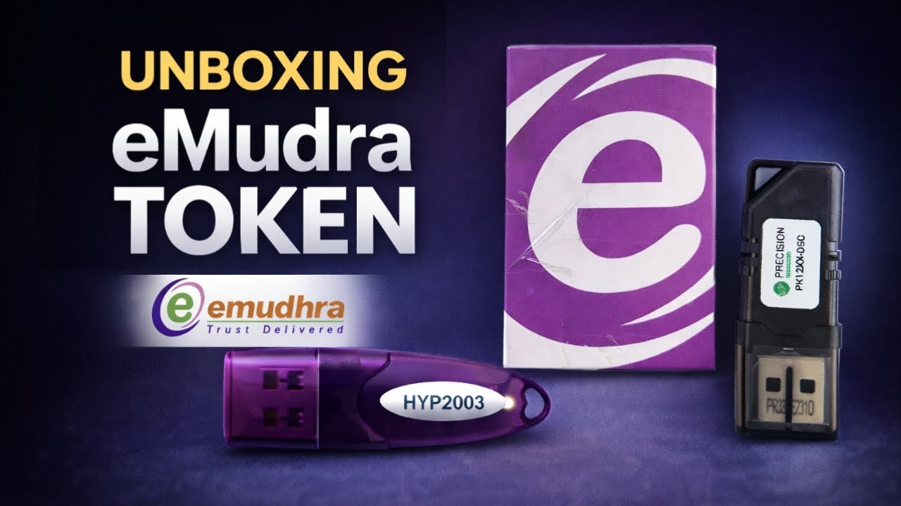 eMudhra Digital Signature Token Unboxing | DSC Token Kya Hai Aur Kaise Use Kare | Full Guide
