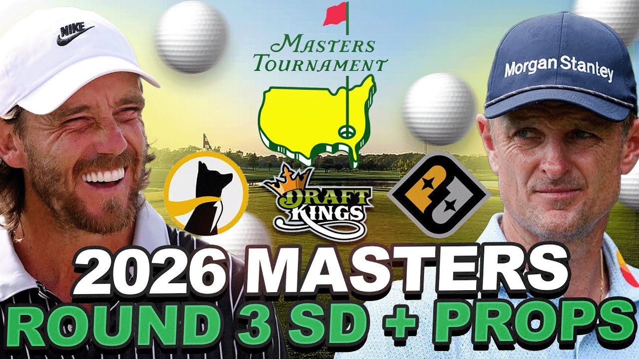 Турнир Masters 2026: 3-й раунд + трансляция ставок на исходы: стратегия DFS, средние показатели, ...
