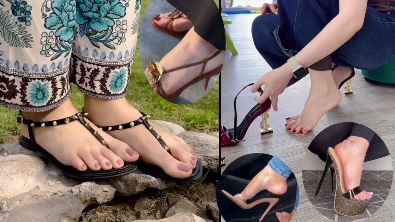 Attractive latest stylish Footwear Shoes Sandals Slippers Pumps Design's For Women