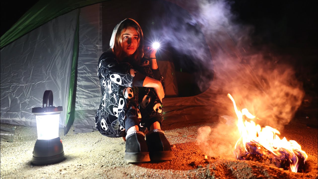 I tried to go camping for a night