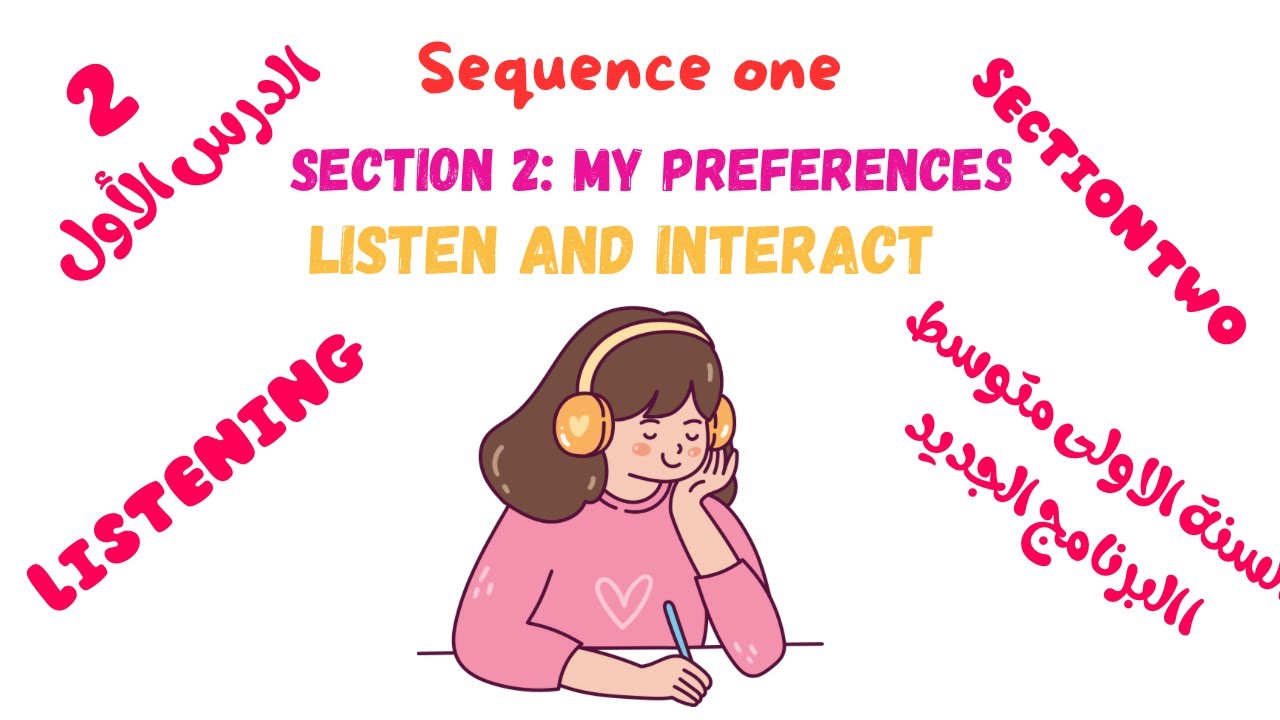 Sequence 1 Section 2 الدرس الأول I Listen and Interact