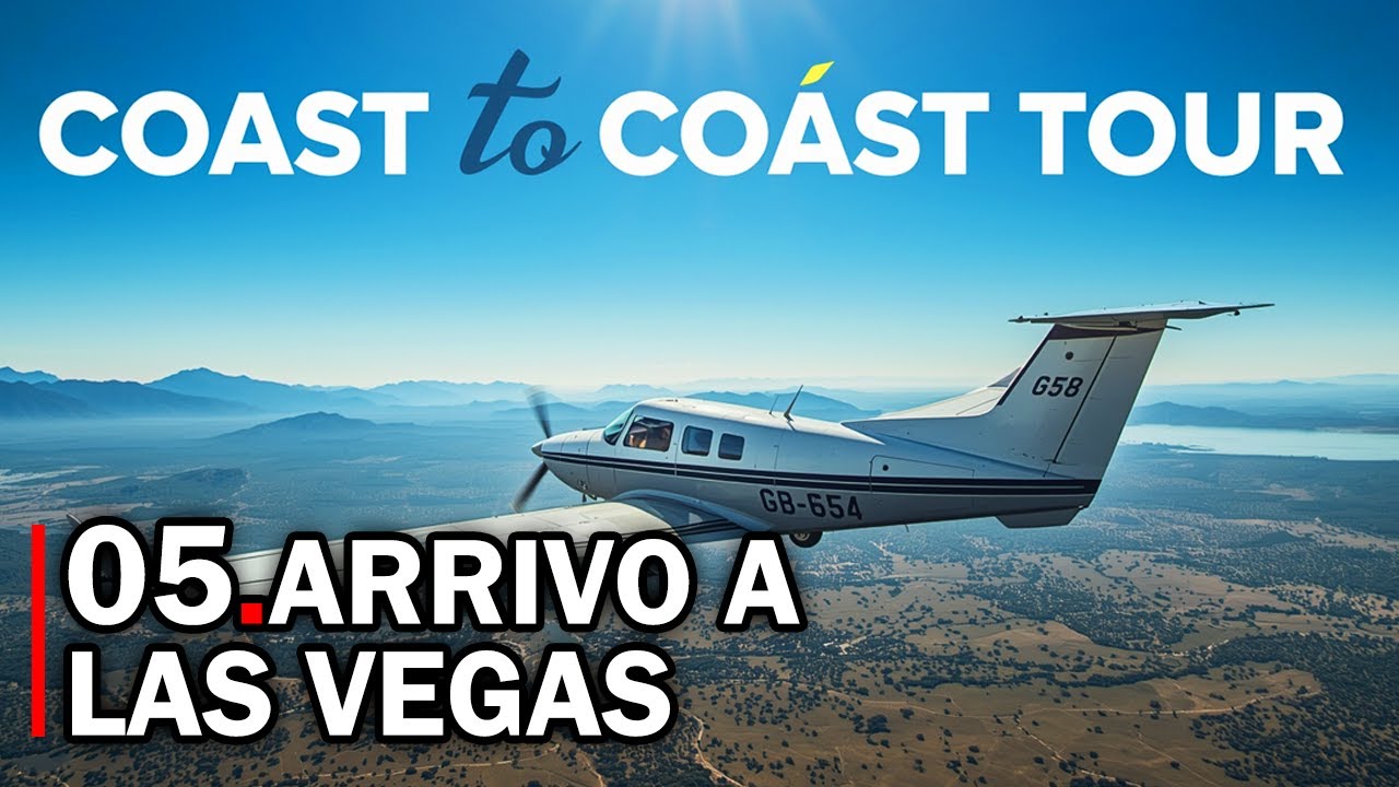 Arrivo a Las Vegas | Coast to Coast Tour | MSFS 2024 Gameplay ITA | #05
