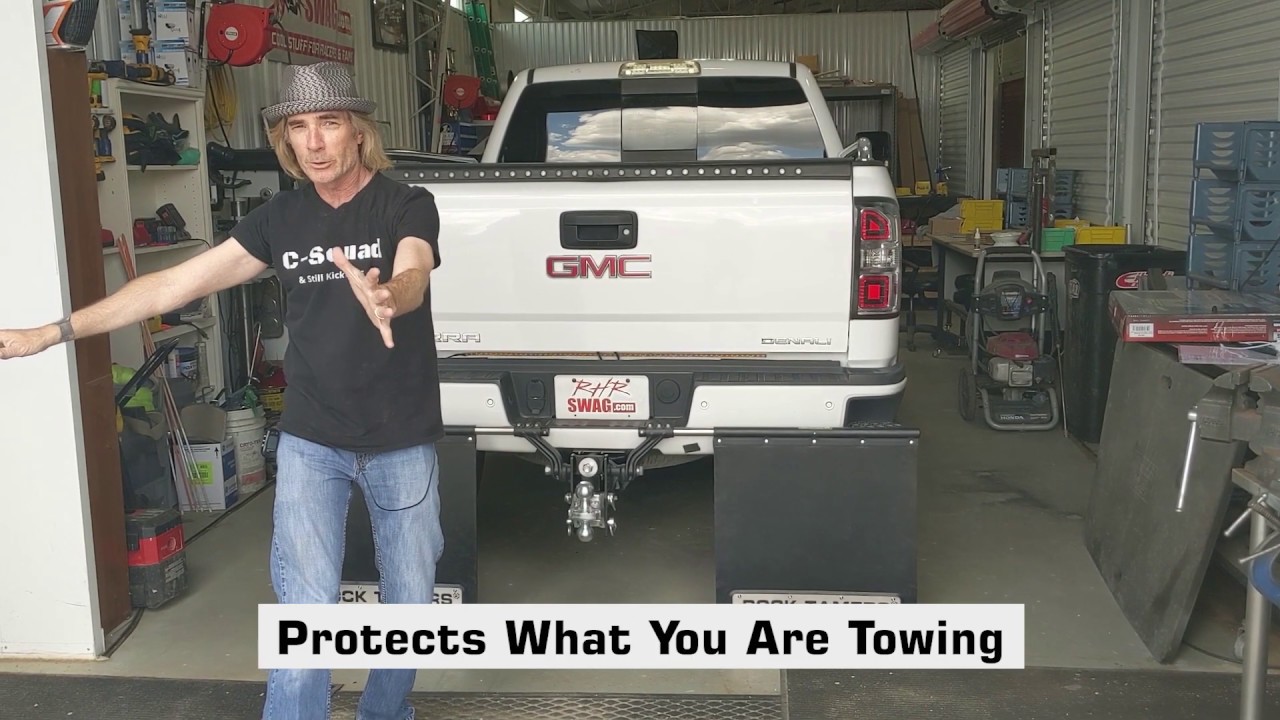 The Down & Dirty on Rock Tamers Trailer Towing Hitch Mud Flaps