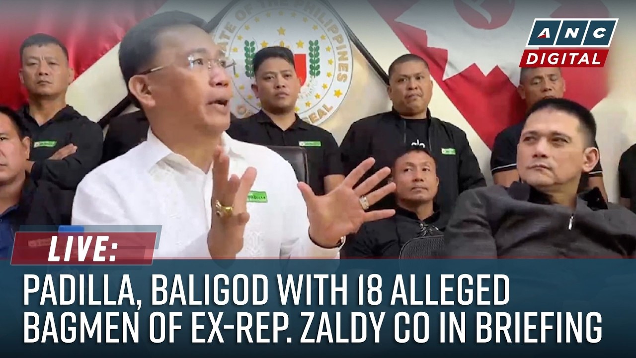 LIVE: Sen. Robin Padilla, Atty. Baligod, alleged Zaldy Co bagmen hold briefing | June 8, 2026