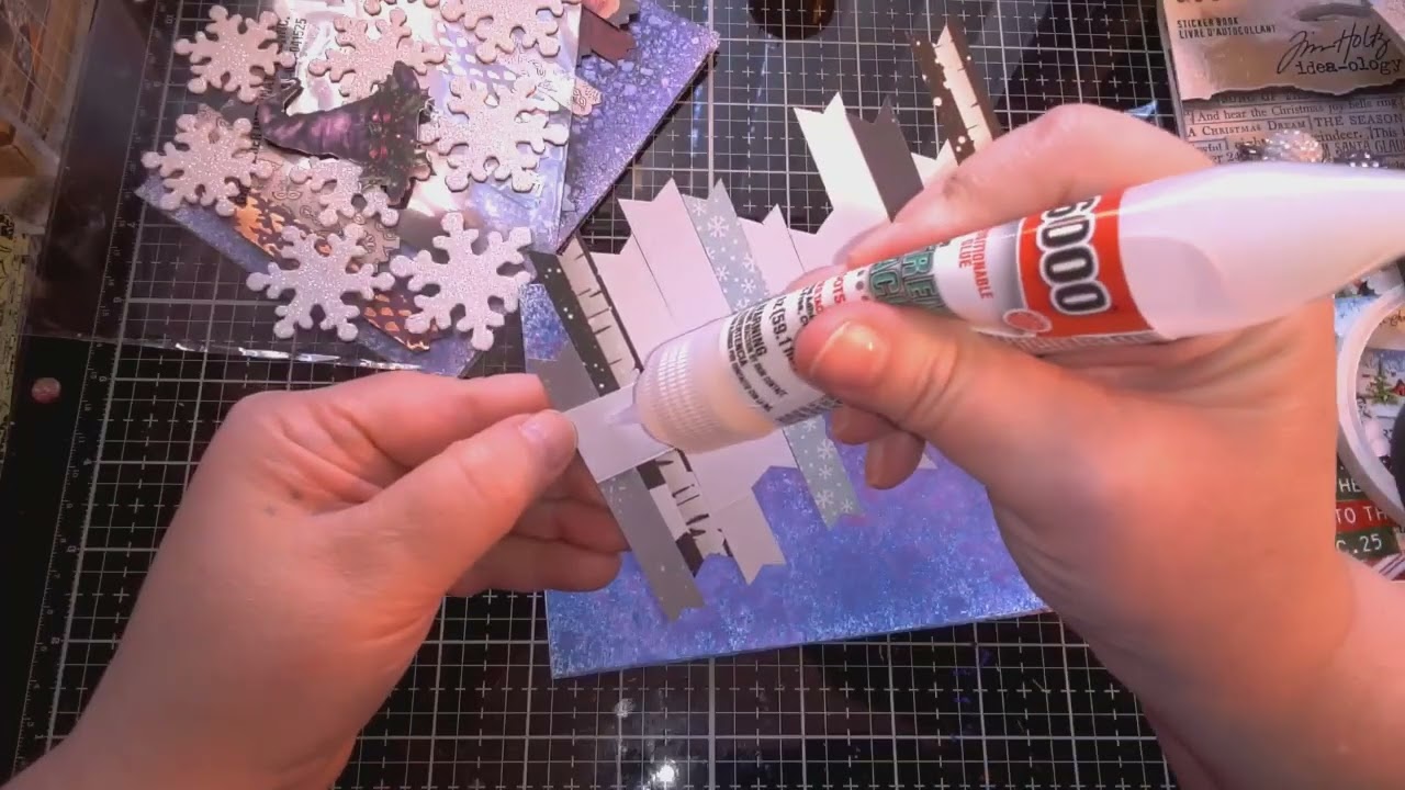 Красивые поздравительные открытки #decktheyear, организованные Penny's crafty creations.