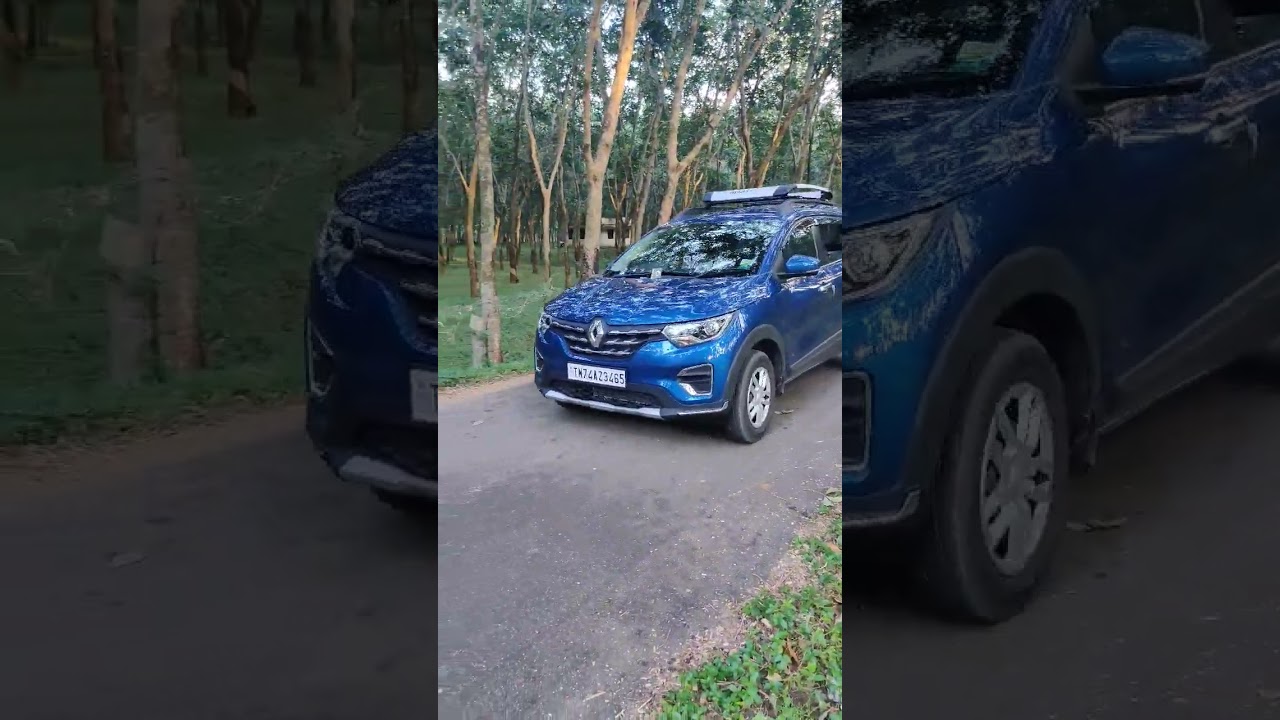 Renault Triber RXT blue colour slow motion Renault Triber vlogs #renaulttriber #triber subscribe us