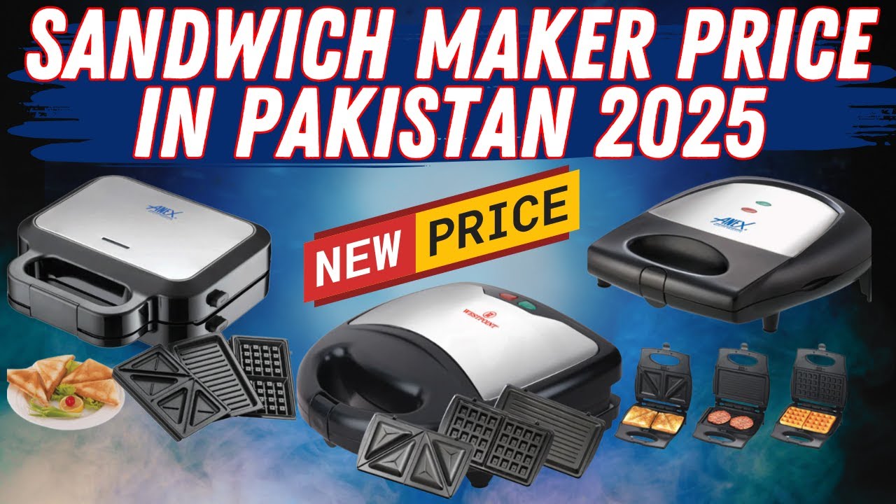 Sandwich Maker Price in Pakistan 2025 | Best 3 in 1 Sandwich Maker |  Westpoint, Anex Nationa