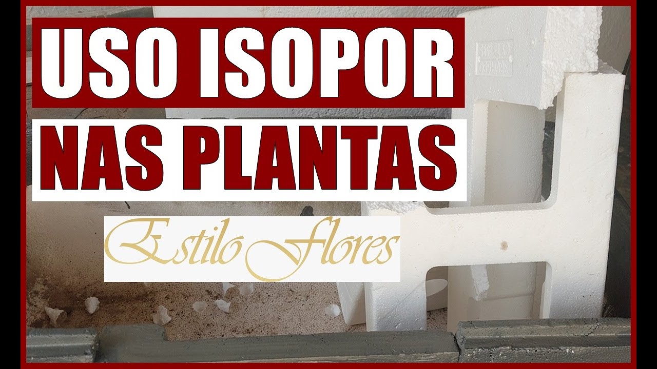 BENEFÍCIOS DO ISOPOR PARA PLANTAS 