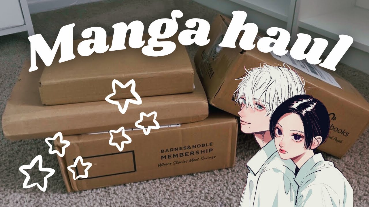 manga haul & unboxing // 16 volumes 💫