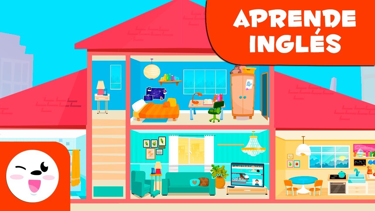 Partes de la casa en inglés - Habitaciones del hogar - Aprende vocabulario