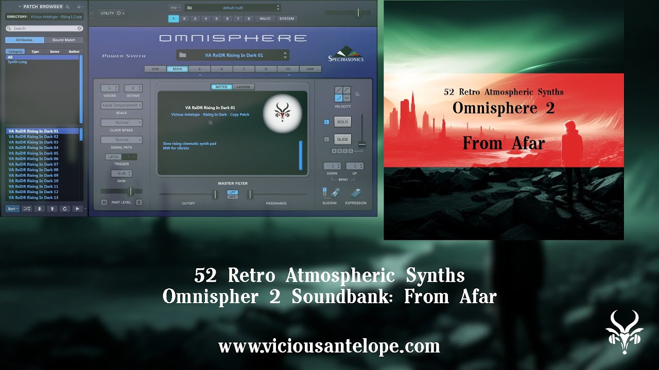 Omnisphere Library | Vicious Antelope - From Afar Soundbank
