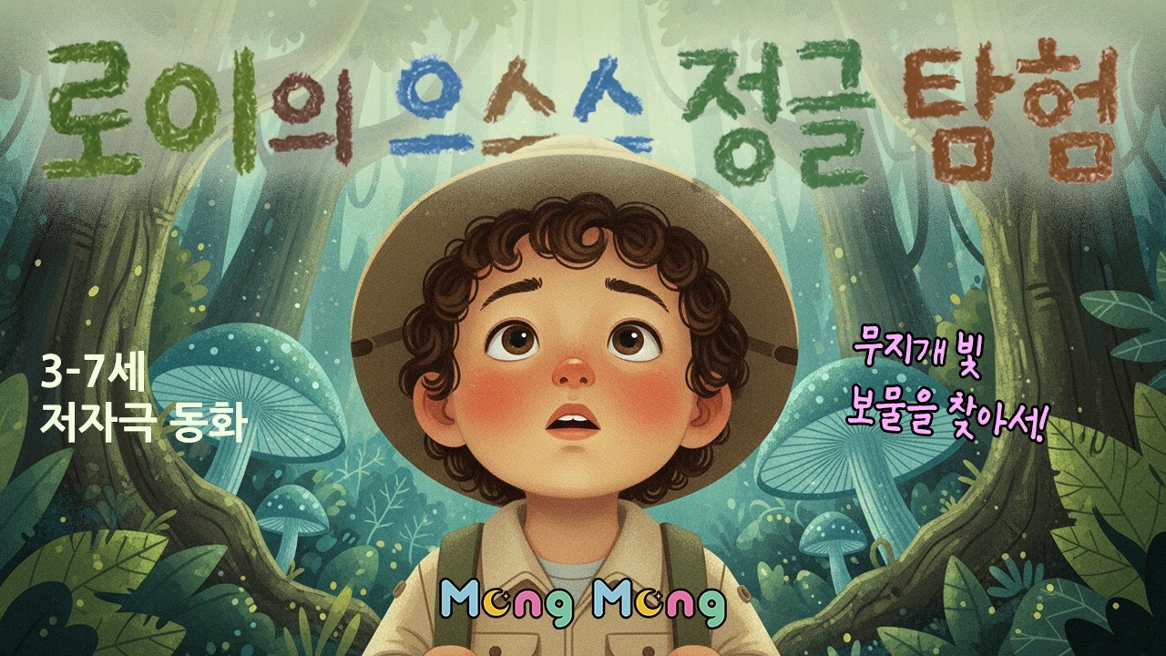 3-7세 저자극 동화 | 무지개 빛 보물을 찾아 떠나는 로이의 정글탐험🐊 | 용기 | 문제 해결 | 자기 효능감 향상 | 정글숲 | 악어떼