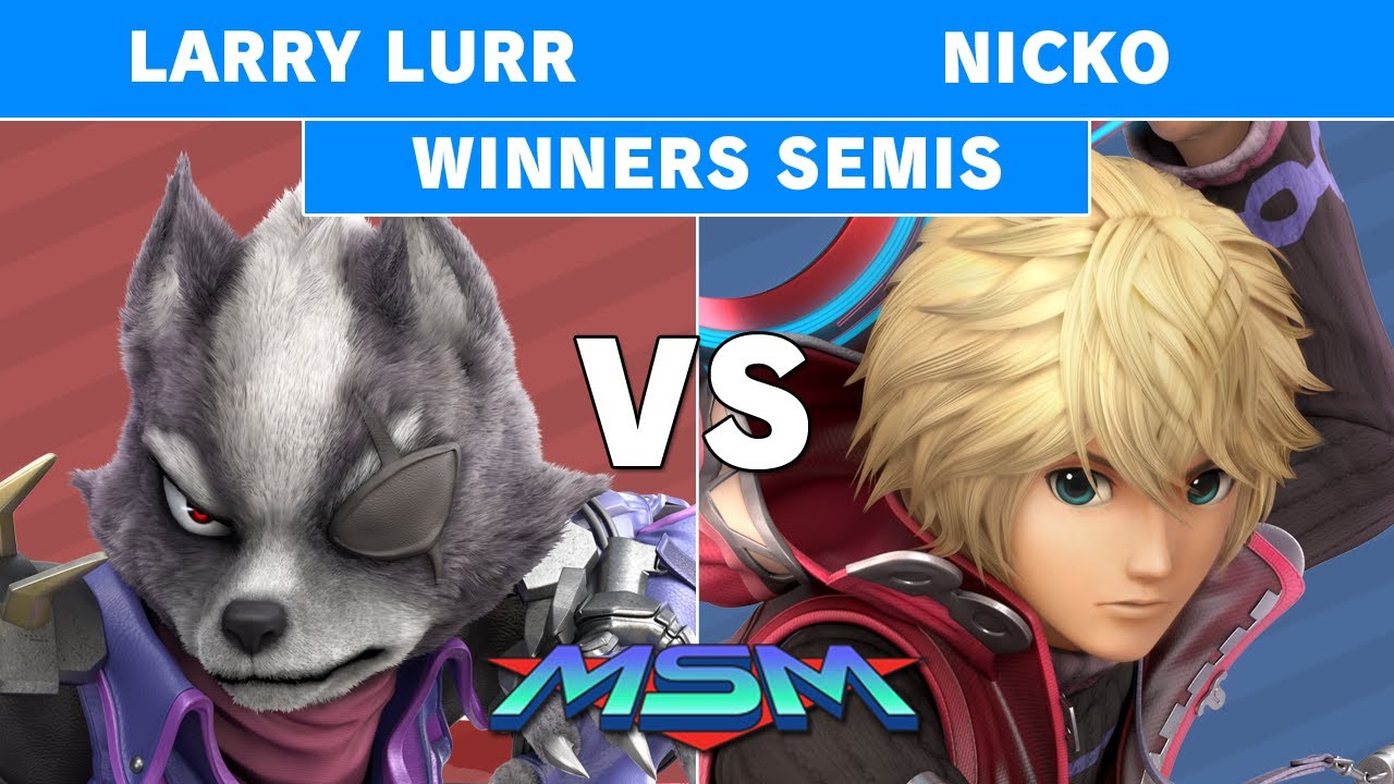 MSM 220 - T1 | Larry Lurr (Wolf) Vs Demise | Nicko (Shulk) Winners Semis - Smash Ultimate