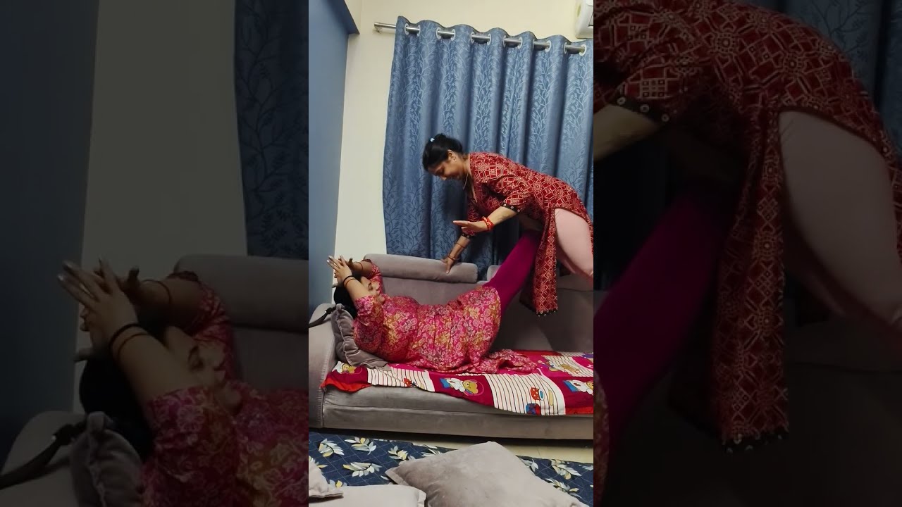 #Full body hold on foot challenge#challenging video#Puja Madhu lifestyle