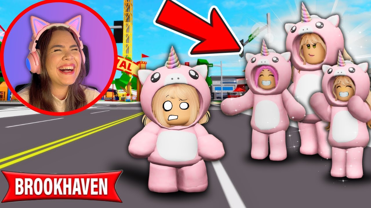 COPIAMOS a BABY POR UM DIA em BROOKHAVEN!