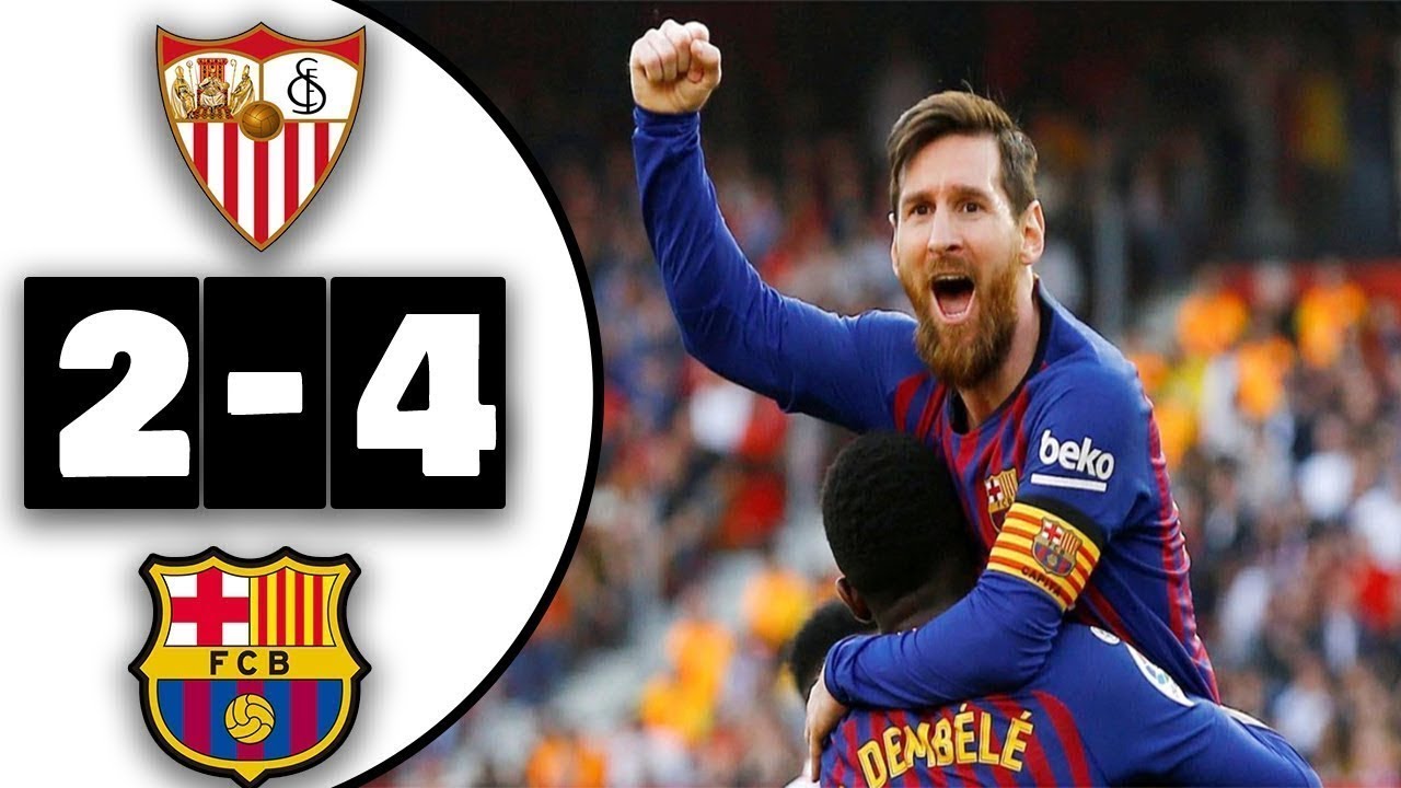 Sevilla vs Barcelona 2-4 All Goals & Highlights 23-02-2019 HD