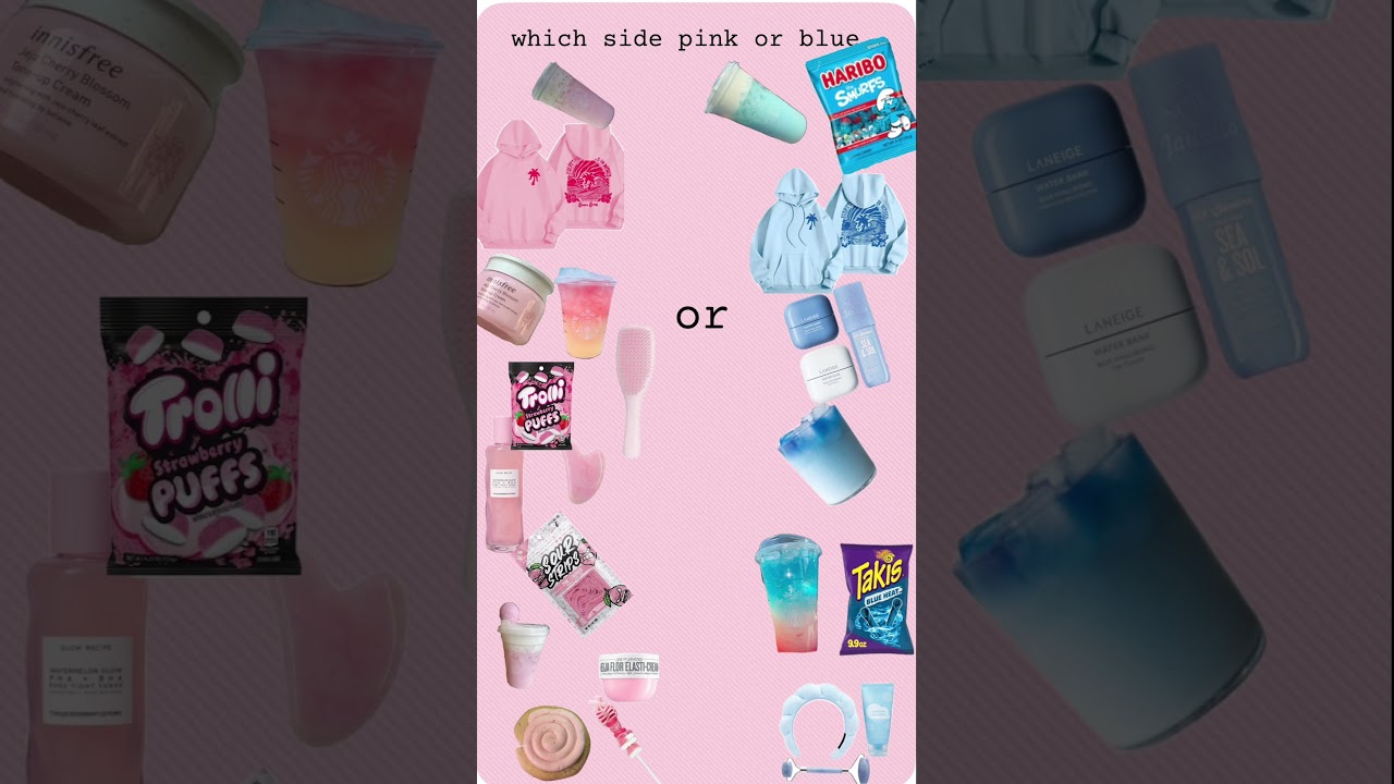 pink or blue || type in comments 🫶🏼 