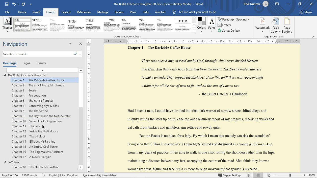 Microsoft Word vs Scrivener