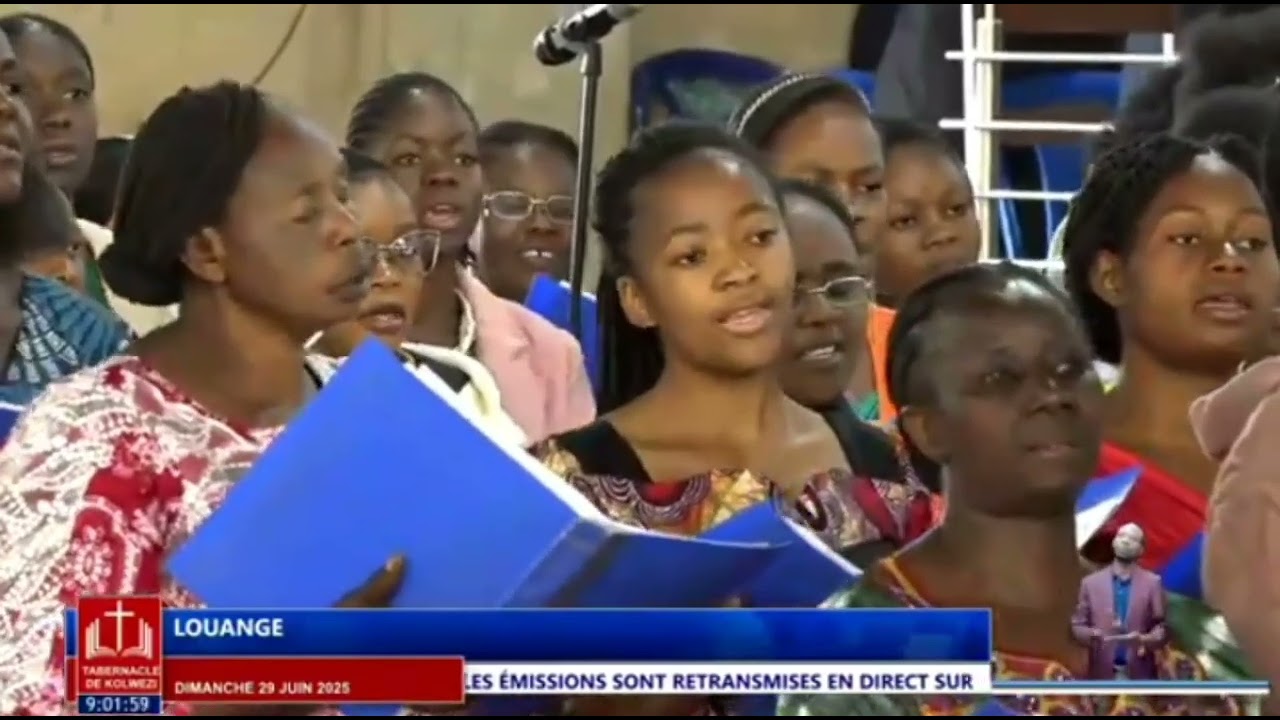 Parce qu'il vit je n'ai rien à craindre. Chorale Tabernacle de Kolwezi