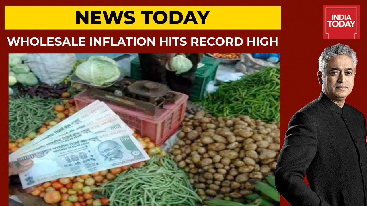 News Today With Rajdeep Sardesai: Wholesale Inflation Hits Record High; Ram Temple Land Scam; More
