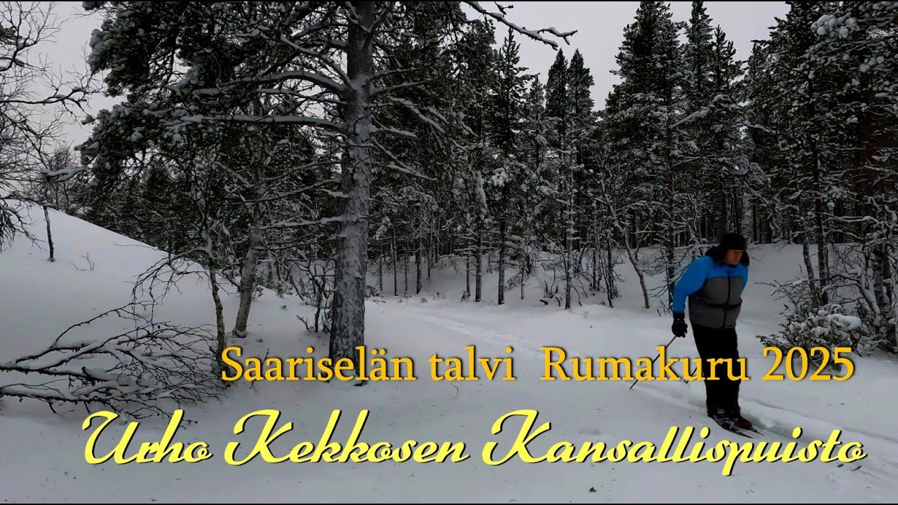 Hiihtoretki Rumakurun  päivätuvalle – Kaunispää, Hirvaskuru ja Kuutamolatu | Saariselkä 28.11.2025