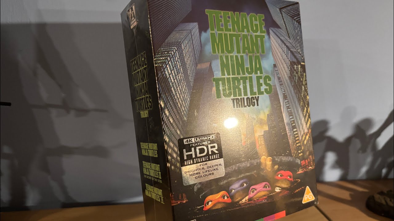 Arrow Video Teenage Mutant Ninja Turtle Trilogy limited edition 4K Ultra HD 