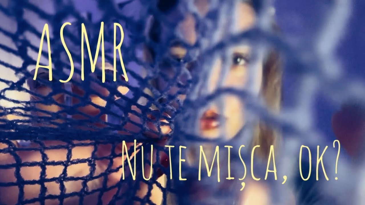 ASMR în limba română🇷🇴 Iți iau pânza de pe față🕸️      #asmr #romania #asmrsounds