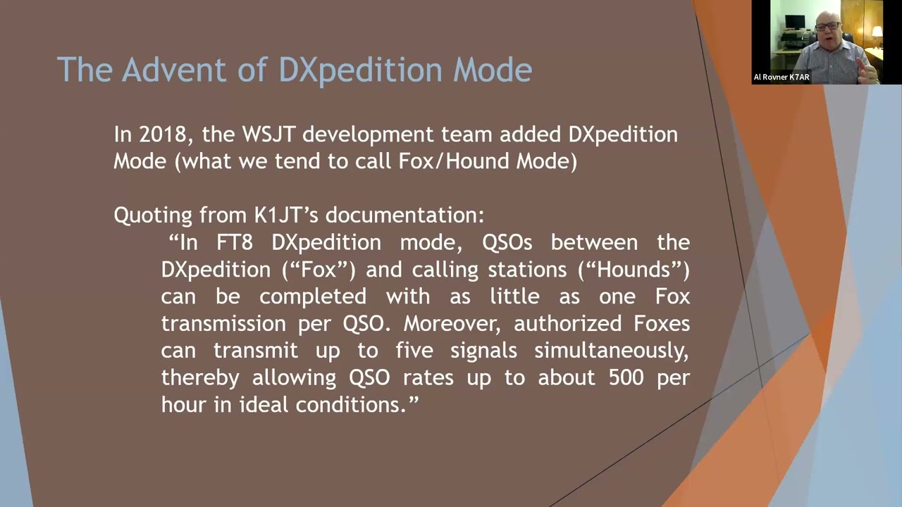 FT8 DXPedition mode for working Fox and Hound