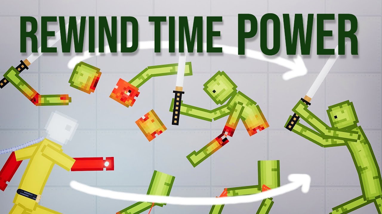 Melon Playground can rewind time with Rewind Time Power [Rewind Time Mod]