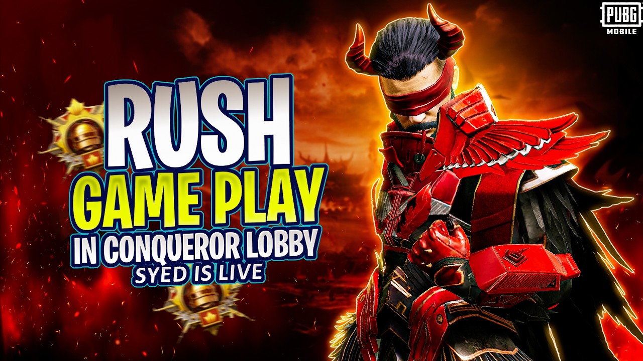 LET'S GO FOR TOP 100 || RUSH GAME PLAY | Rank 160 | PUBG MOBILE || SYED IS LIVE