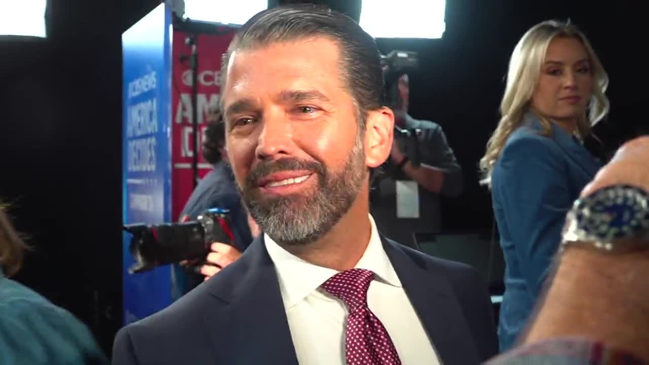 RAW VIDEO: Donald Trump Jr. raves about JD Vance at vice presidential debate