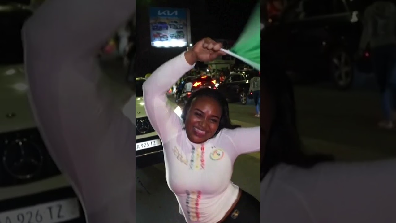 Senegal fans celebrate after Africa Cup of Nations triumph
