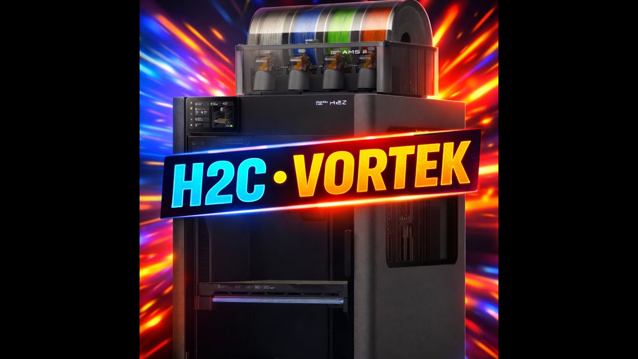Bambu Lab H2C Unboxing   First Impressions of the Vortek System