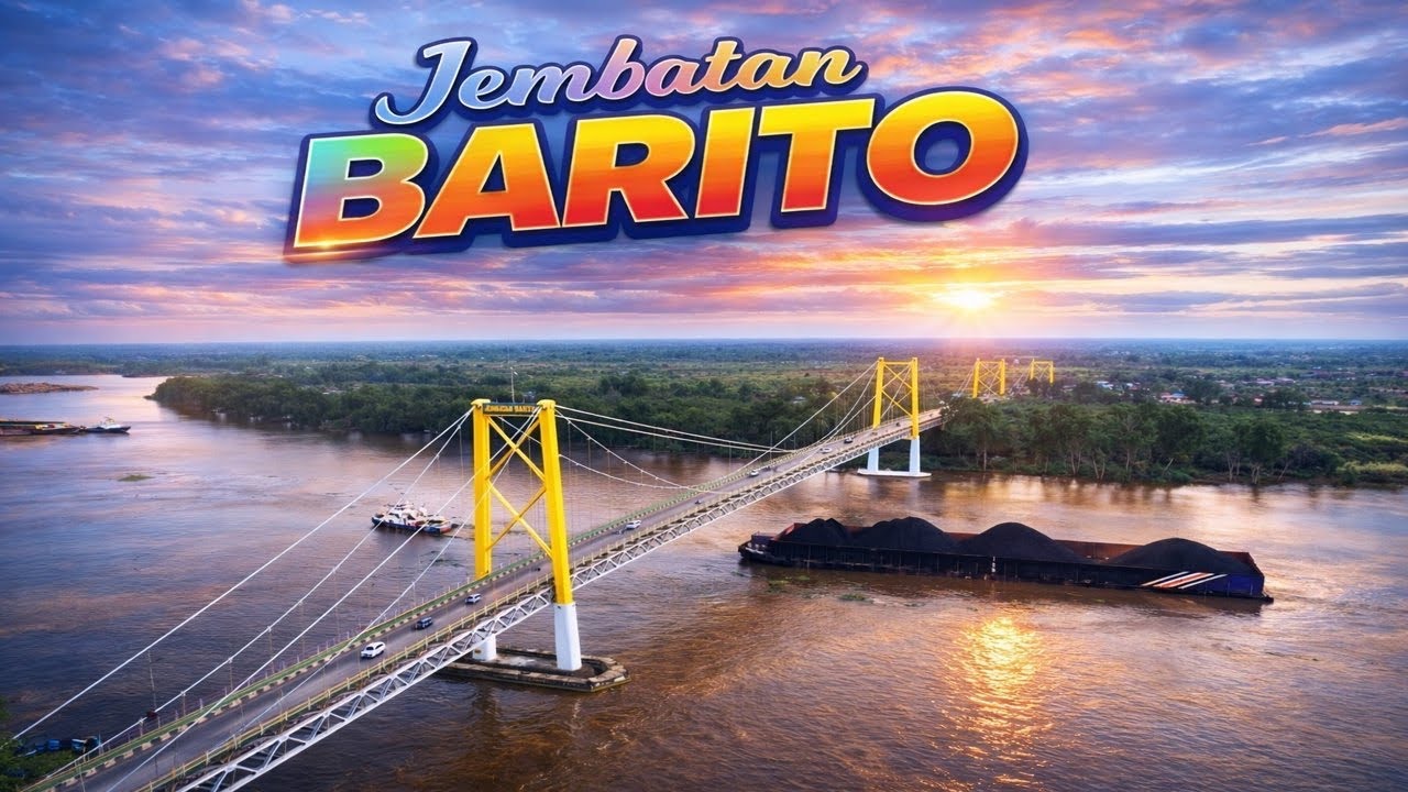 Jembatan Barito, Salah Satu Jembatan Terpanjang Di Indonesia