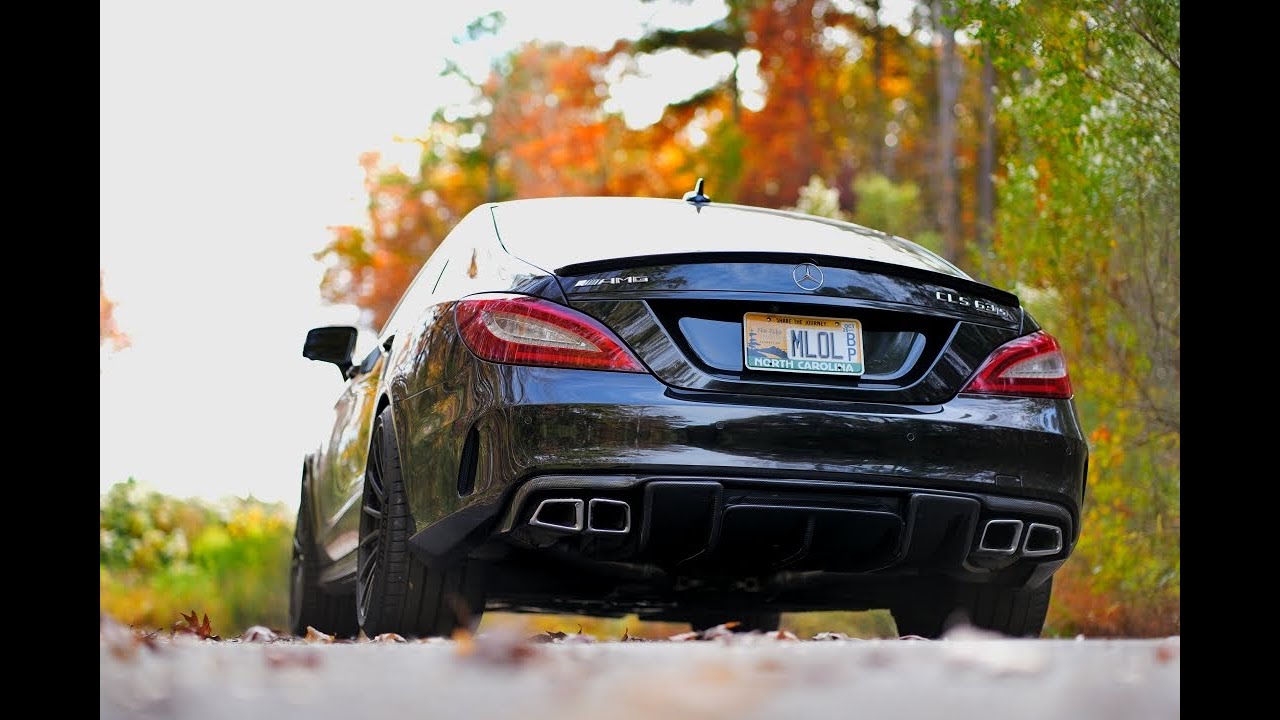 2016 Mercedes CLS63 AMG Coldstart/reving - X-pipe + Aftermarket mufflers - M157 5.5L Biturbo V8