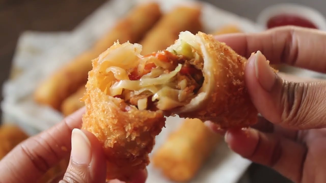 Spring Rolls with Homemade Sheets 😍 Recipe By Chef Hafsa