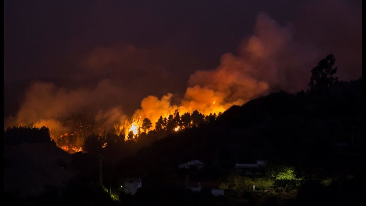 FEUERSBRUNST: Waldbrand auf Gran Canaria gerät außer Kontrolle