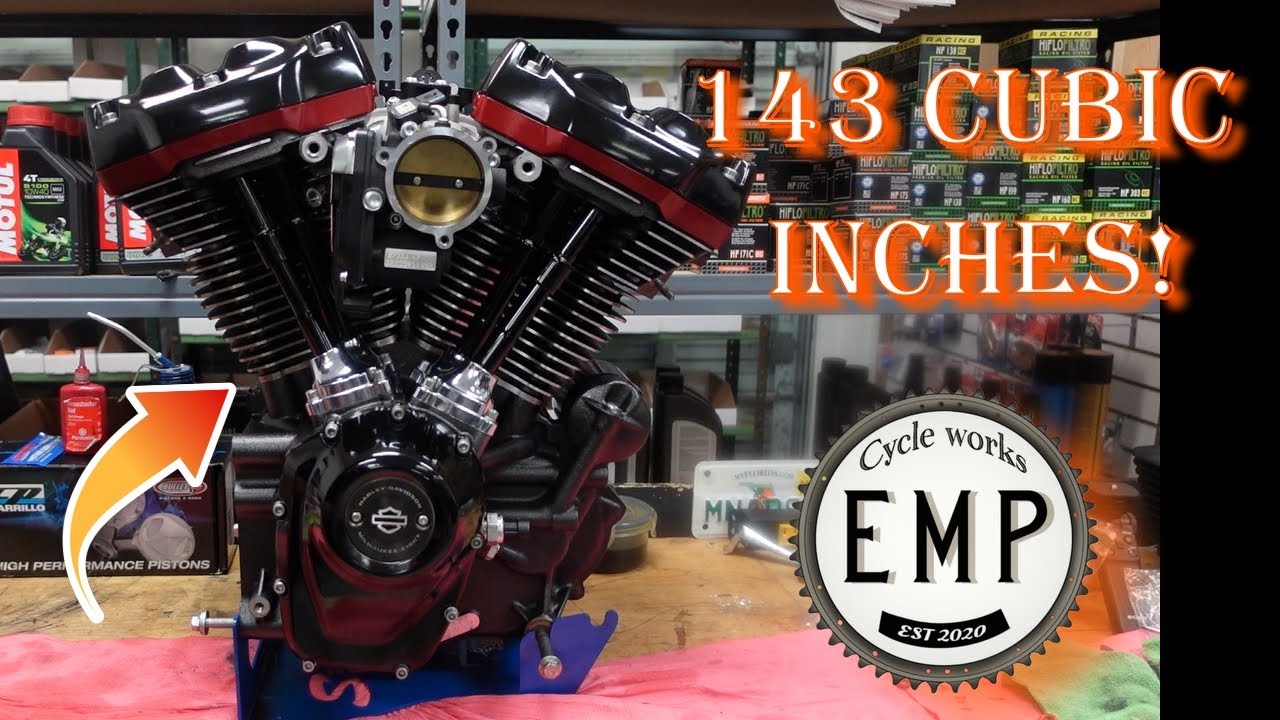 Сборка двигателя Monster 143 Cubic Inch Milwaukee 8 (часть 2)