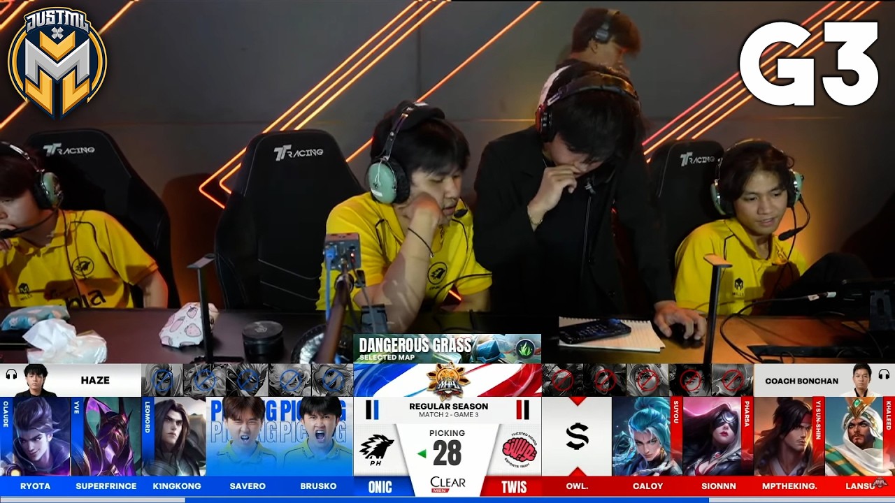 ONIC vs TWISTED MINDS  - GAME 3 | Week 1 Day 1 | MPL Philippines Season 17