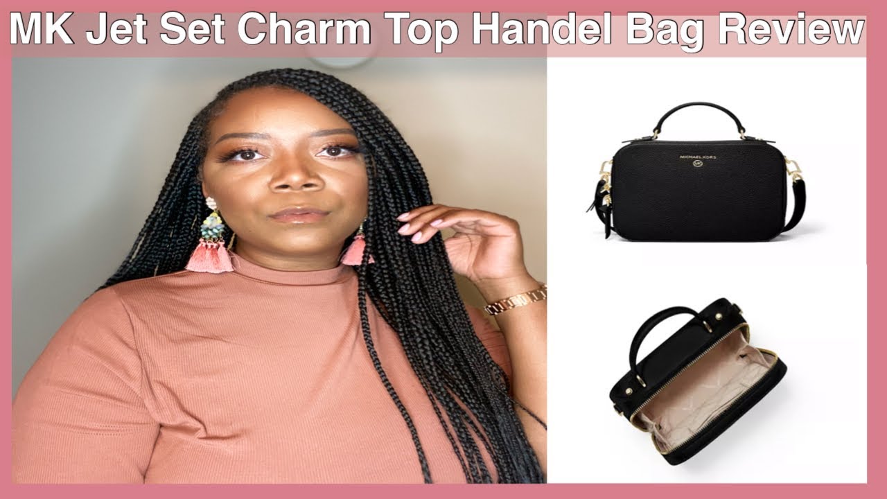 Mk Jet Set Charm Top Handle Review | Tabitha Marie