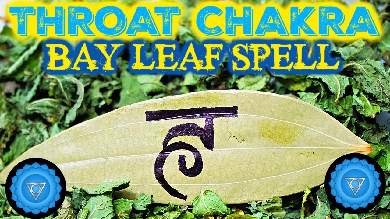 🌿 BAY LEAF SPELL TO OPEN THROAT CHAKRA 💙 COMMUNICATION, , EXPRESSION, VOICE, SEDUCTION, COMMANDING 🌿