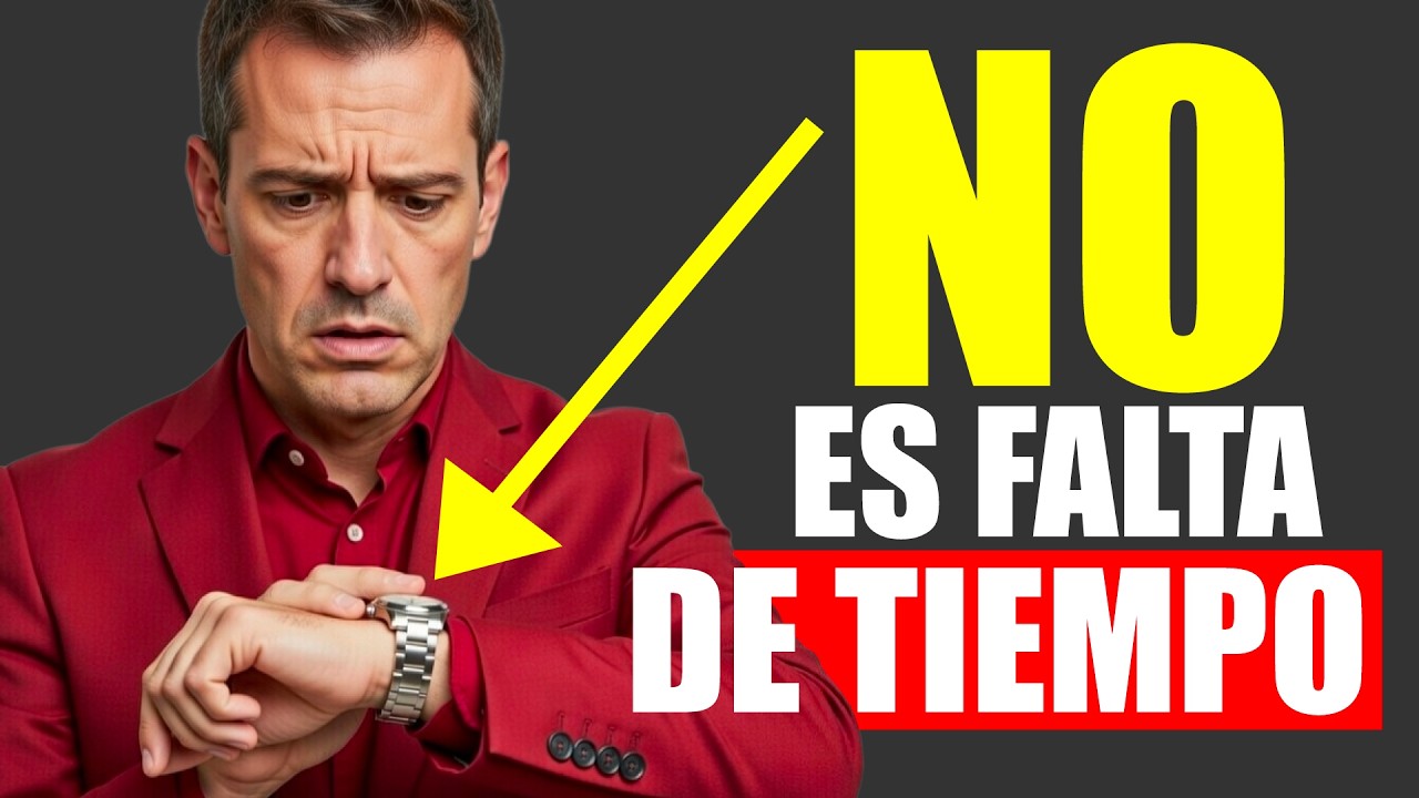 NO ES FALTA DE TIEMPO, ES DESORDEN 🧠🔥