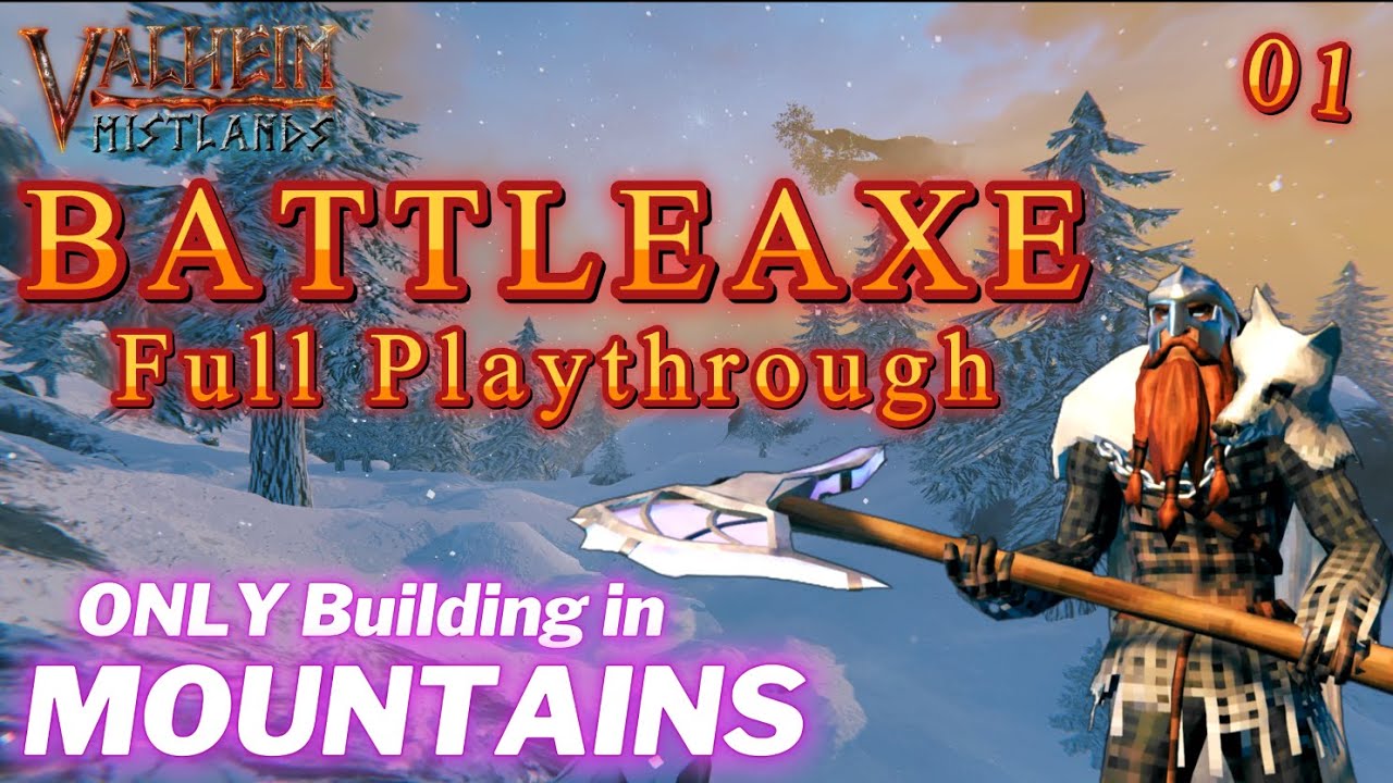Battleaxe Journey Ep01: Ascending - Full Valheim Playthrough