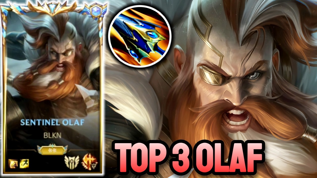 WILD RIFT OLAF - TOP 3 OLAF GAMEPLAY - SOVEREIGN RANKED