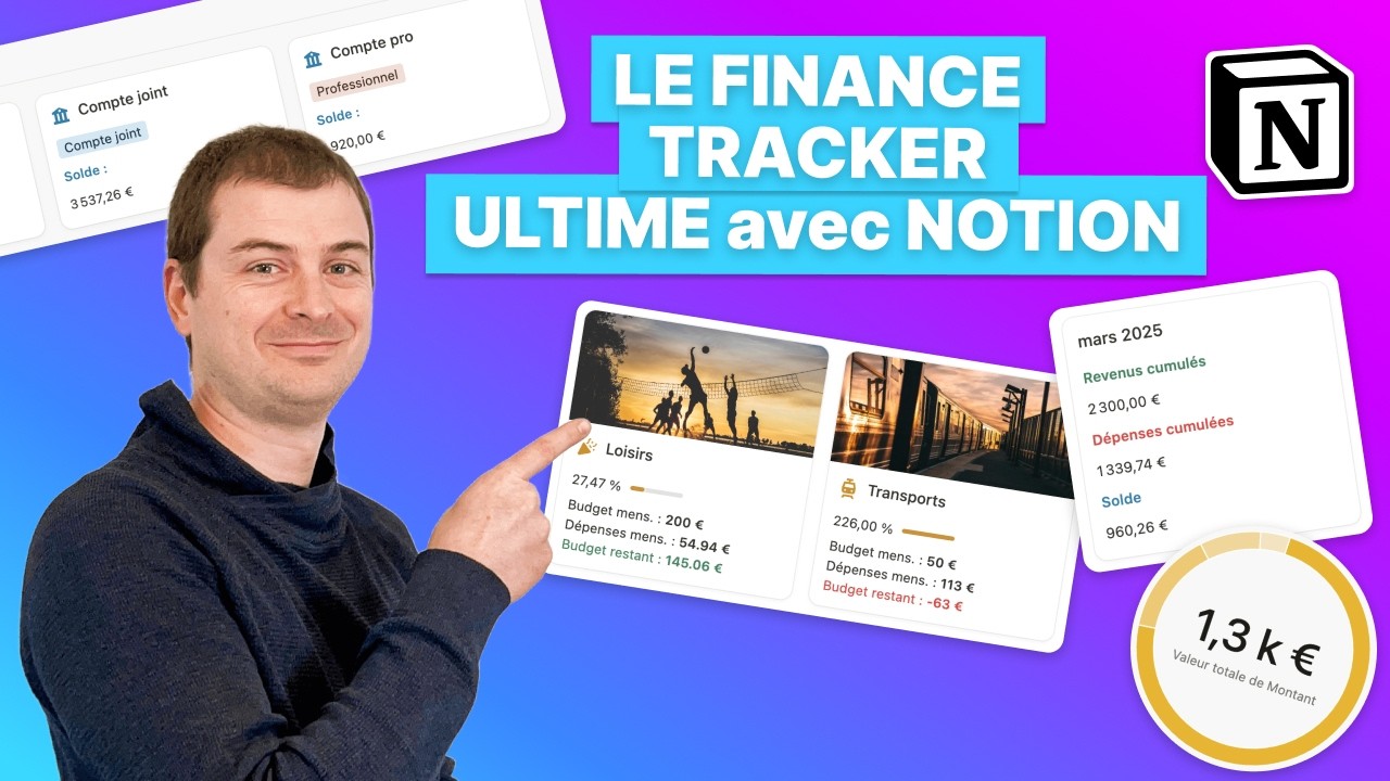 Ultimate Finance Tracker for Notion + template