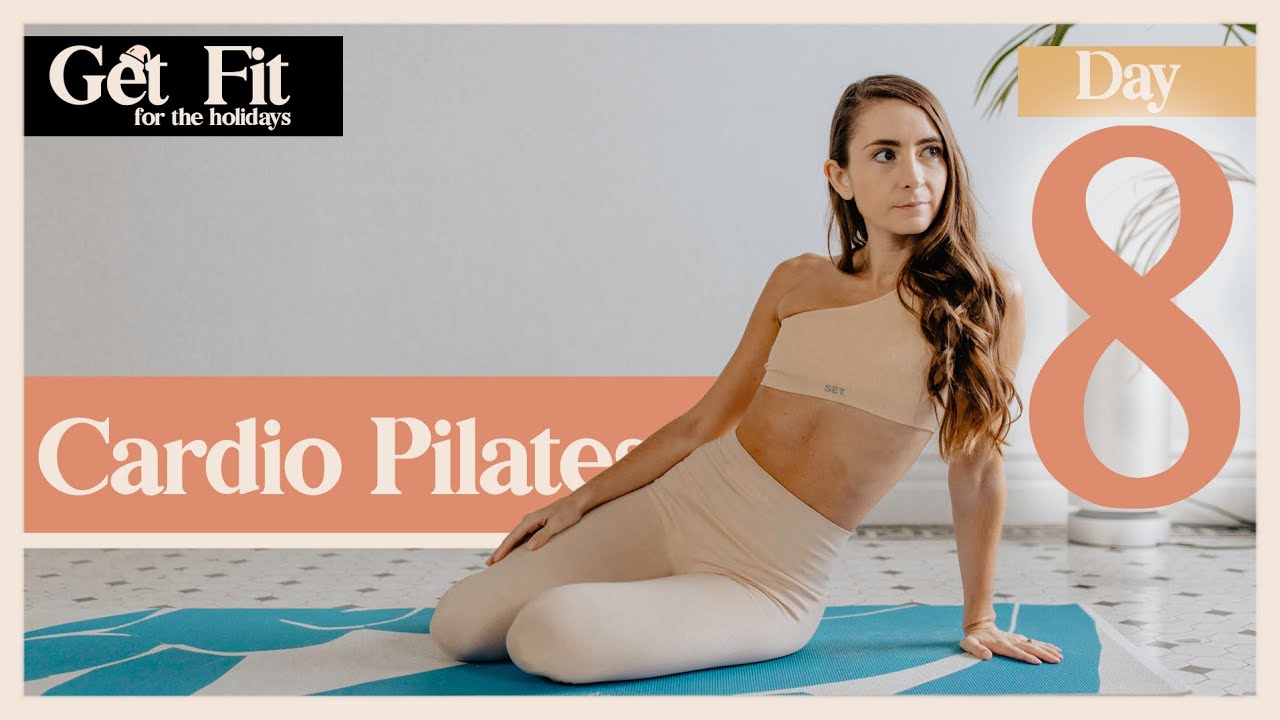 DAY 8: FAT-BURNING CARDIO PILATES AT HOME WORKOUT (Get Fit for The Holidays Challenge)