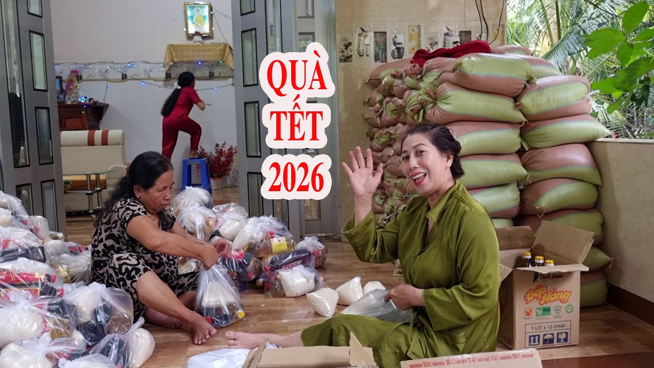 CÔ PHƯỢNG CHÚ SƠN Ở ĐAN MẠCH GỬI 100 PHẦN QUÀ TẾT 2026 CHO BÀ CON Ở XÃ PHÚ #PhuMienTay